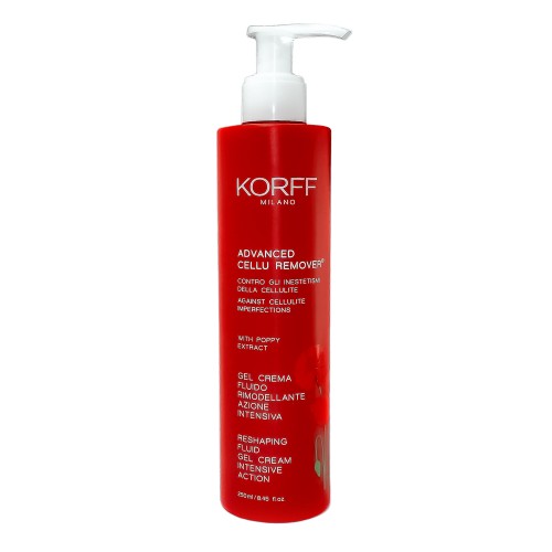 Korff Advanced Cellu Remover Gel Crema Fluido Rimodellante Contro Gli Inestetismi Della Cellulite 250ml / Cod. 5539